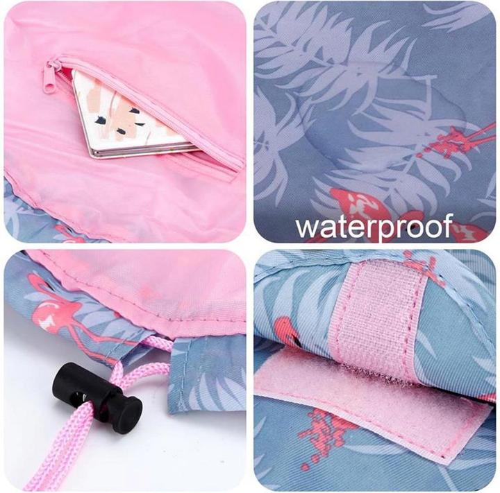 Produktbild Intirilife Kosmetiktasche in GRAU ROSA FLAMINGO