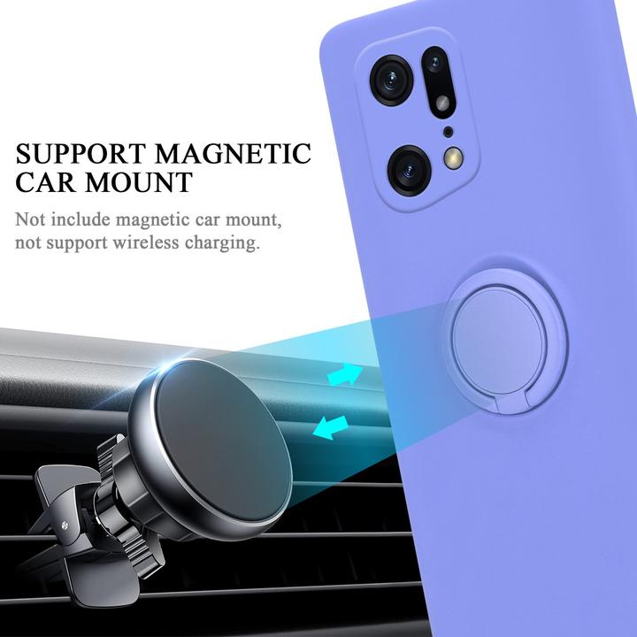 Image du produit Cadorabo TPU Liquid Ring Silicone Case Case pour Oppo FIND X5 PRO (Oppo Find X5 Pro)