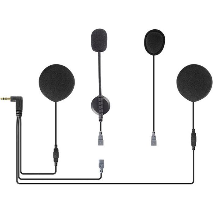 Ejeas, Radio + Interfono per moto, Motorcycle helmet headset with 3.5 mm plug for Q7 HIFI-M2 intercom