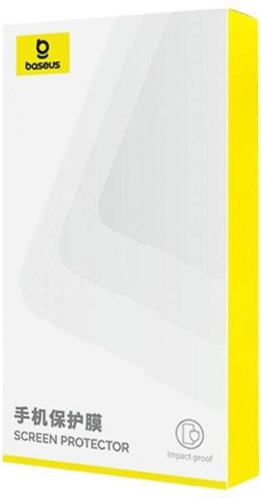 Immagine prodotto Baseus Vetro temperato Privacy Superior per iPhone 15 + 2x kit di pulizia e EasyStick (trasparente) (1 pz., Apple iPhone 15)