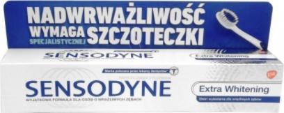 Actual product image Sensodyne Extra Whitening Toothpaste Toothpaste 75Ml (75 ml)
