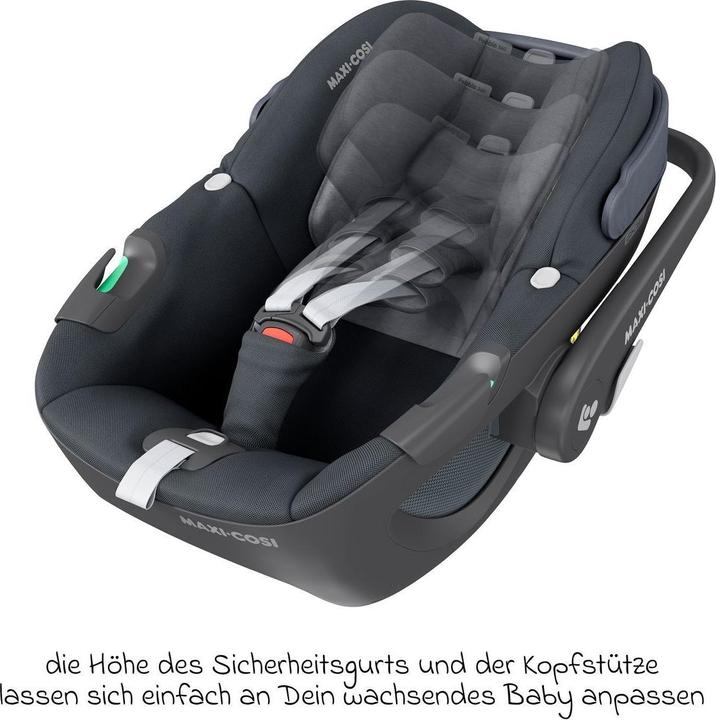 Actual product image Maxi-Cosi Babyschalen Babyschale Pebble 360 i-Size drehbar ab Geburt (Baby car seat, ECE R129/i-Size Standard)