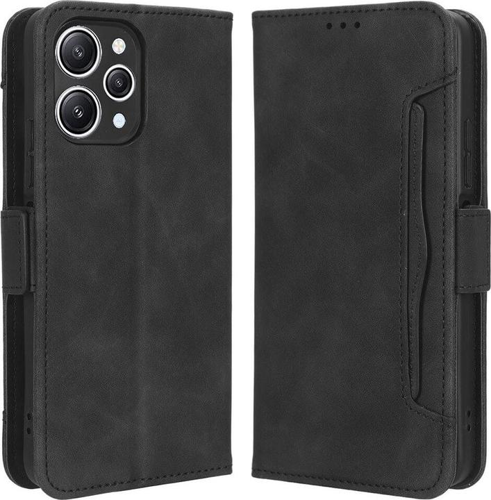 Produktbild Cover-Discount Xiaomi Redmi 12 - Etui viele Kartenfächer schwarz (Xiaomi Redmi 12)