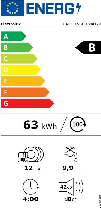 Energie-Label Electrolux GA55GLV