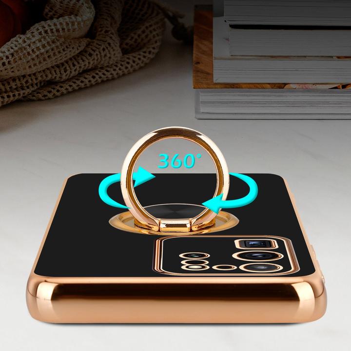 Actual product image Cadorabo Case for Samsung Galaxy S20 ULTRA in TPU with camera protection and ring LM089 Style (Samsung Galaxy S20 Ultra)