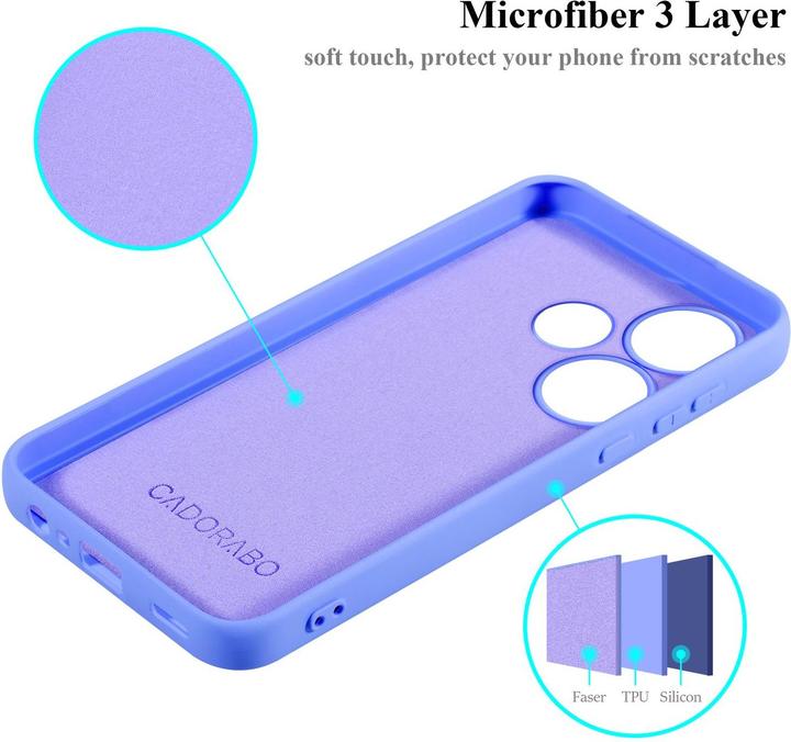 Image du produit Cadorabo Housse pour Xiaomi Poco F6 TPU avec design Liquid Protection (Xiaomi Poco F6)