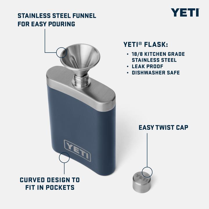 Actual product image Yeti Flachmann
