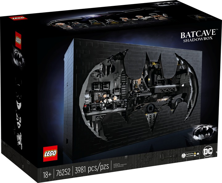 Produktbild LEGO Bathöhle Schaukasten (76252, LEGO DC, LEGO Seltene Sets)