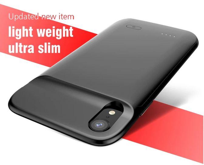 Produktbild PhoneLook / 15 Plus Hülle Gummi Silikon integrierte 5000mAh Power Bank (Apple iPhone 15 Plus)