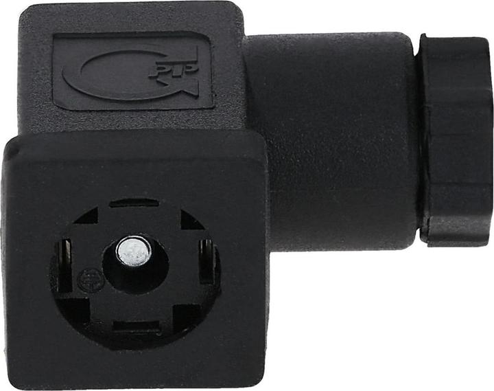 Produktbild Kalitec 5 Stück Ventilstecker Bauform C schwarz 4 polig I Kontaktfläche 15,5 x 15,5 mm² I PG7 I Kont