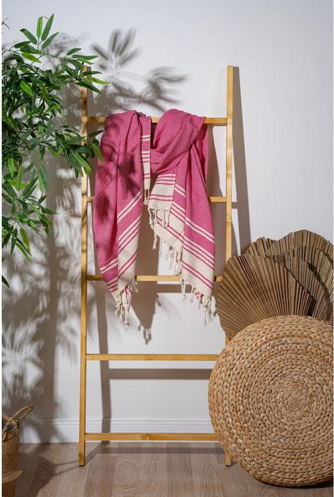Actual product image Foutastic Strandtuch New Diamond Fuchsia, Schnelltrocknend: Ja (170 x 90 cm)