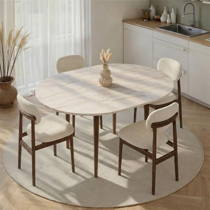 Image du produit Skye Decor Viona Extendable Dining Table (100 x 100 x 75 cm)