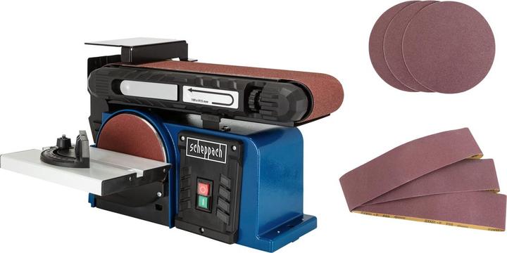 Image du produit Scheppach BTS900 Ponceuse à bande et à disque (Ponceuse à bande, Ponceuse à disque, 370 W)