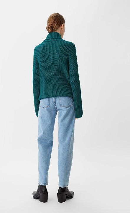 Actual product image Comma Strickpullover Lockerer Strickpullover mit Rollkragen (40)