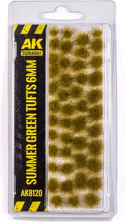AK Interactive Summer Green Tufts 6mm