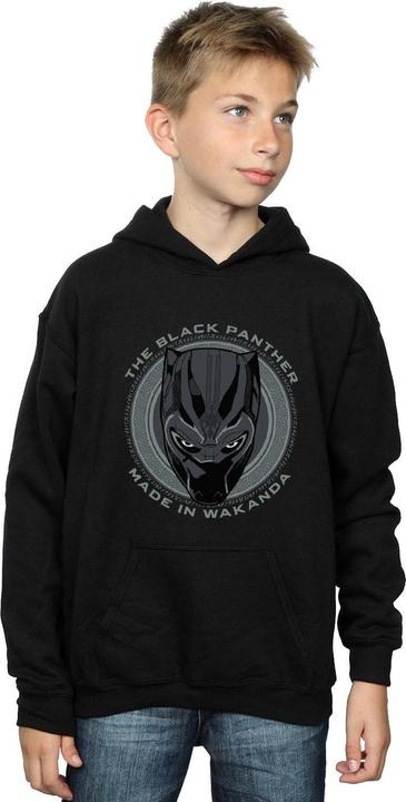 Immagine prodotto Black Panther Made in Wakanda Felpa con Cappuccio Ragazzi (128)