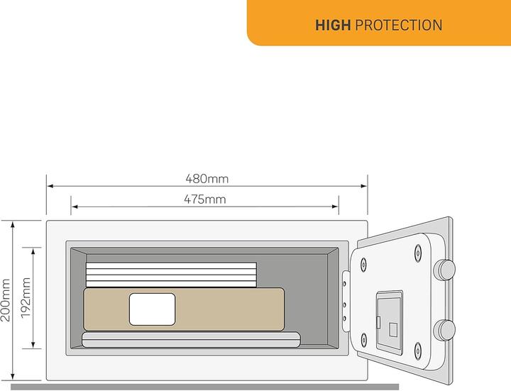 Actual product image Yale Laptop storage YSEB high security table 26.9 l (26.90 l)