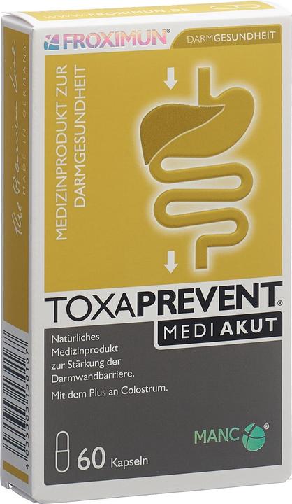 Produktbild Froximun Toxaprevent Medi AKUT (60 Stk., Kapseln, 500 g)