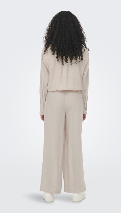 Actual product image Only High Waist Linen Mix Pants (32)