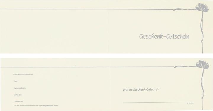 Produktbild No Name Geschenkgutschein perlweiss/si (Geschenkbox, 100 x)