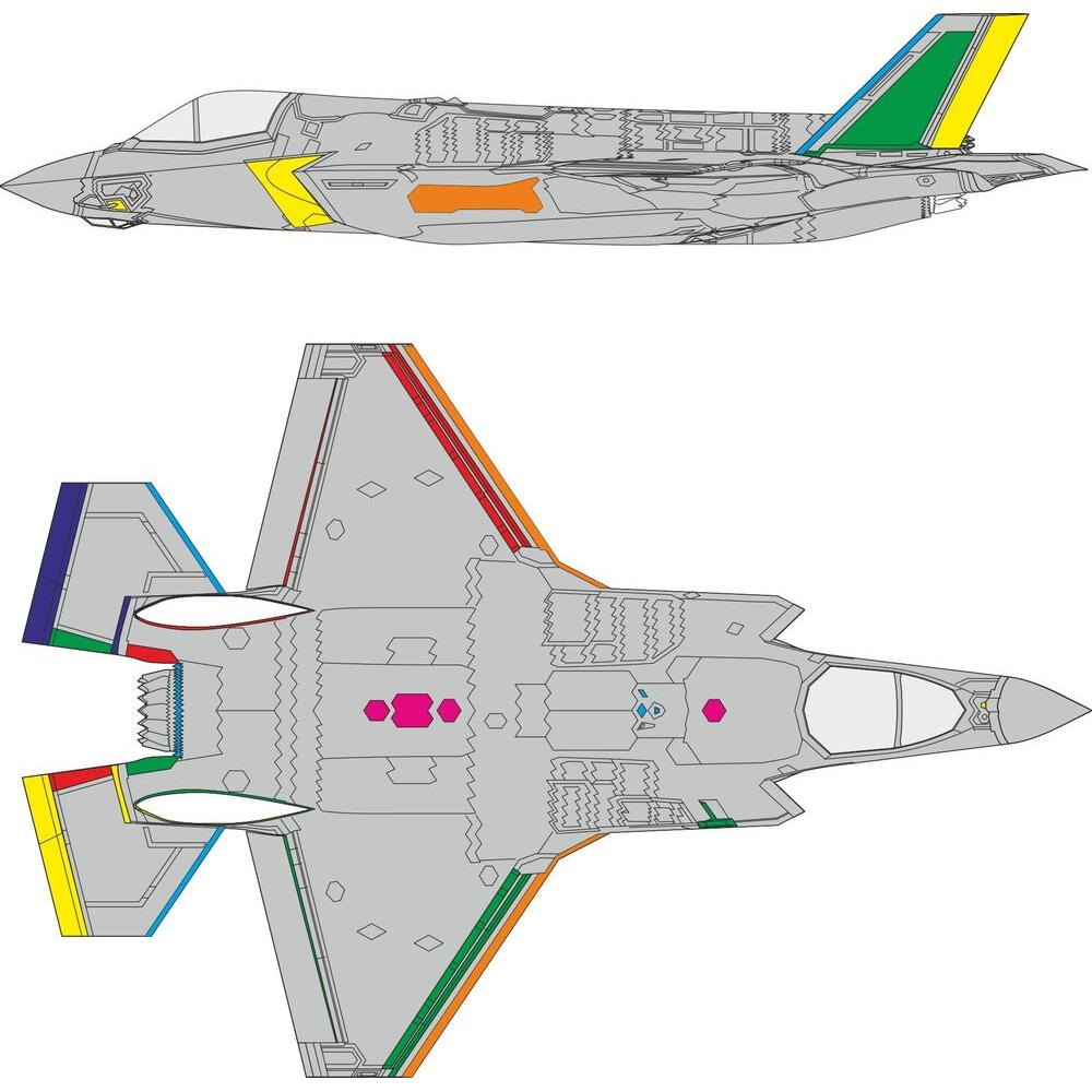 Eduard F-35B RAM coating TAMIYA