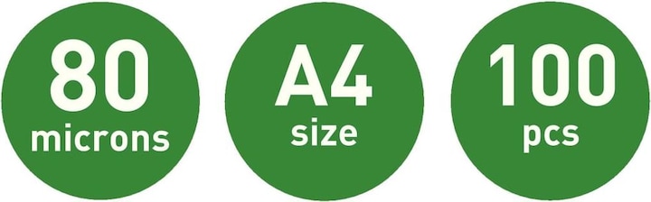 Productafbeelding Leitz Lamineerfilm (A4, 100 Stuk, 80 µm)