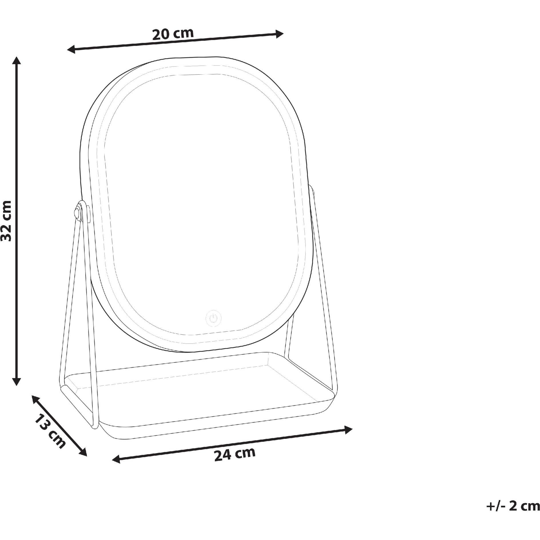 Thumbnail - Beliani, Kosmetikspiegel, Dordogne
