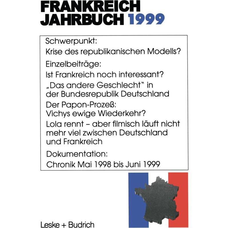 Frankreich-Jahrbuch 1999, Fachbücher