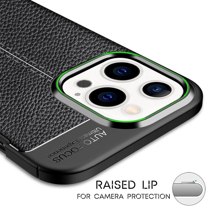 Actual product image Nalia Leather Look Silicone Cell Phone Case (Apple iPhone 13 Pro)