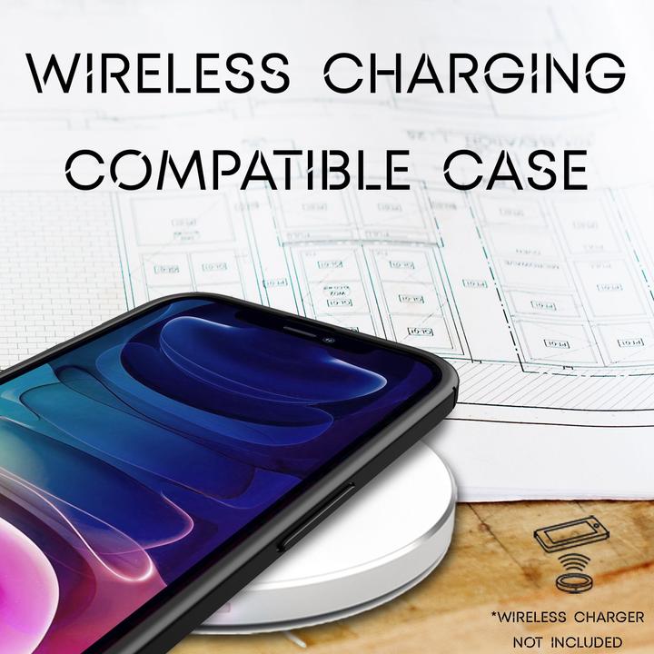 Actual product image Nalia Leather Look Silicone Cell Phone Case (Apple iPhone 13 Pro Max)