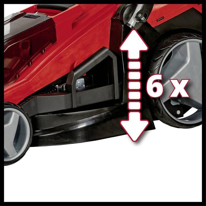 Actual product image Einhell One-hand battery lawnmower GE-CM 36/43 Li M- Solo (Rechargeable battery operated)