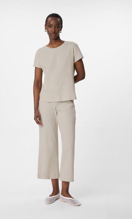 Image du produit Comma Hose Strukturierte Wide-Leg-Hose im Loose Fit (44)