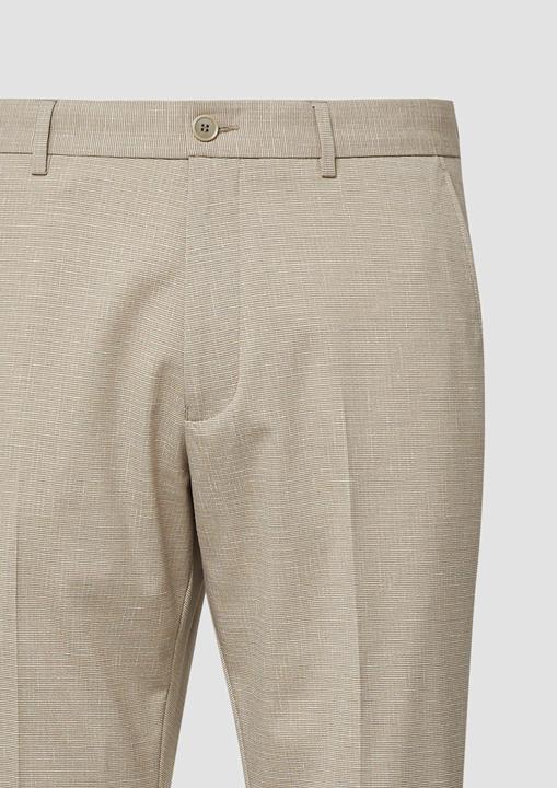 Actual product image S.Oliver Hose s.O PURE: Fein gemusterte Anzughose (98)