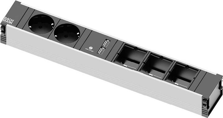 Produktbild Bachmann CONI 2xSchuko, 1xUSB & 3xEmpty (5 x, CEE 7/3, 0.20 m)