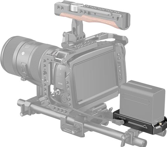 Image du produit SmallRig 3018 NP F Plaque d'adaptateur de batterie Lite (Couvercle de batterie)