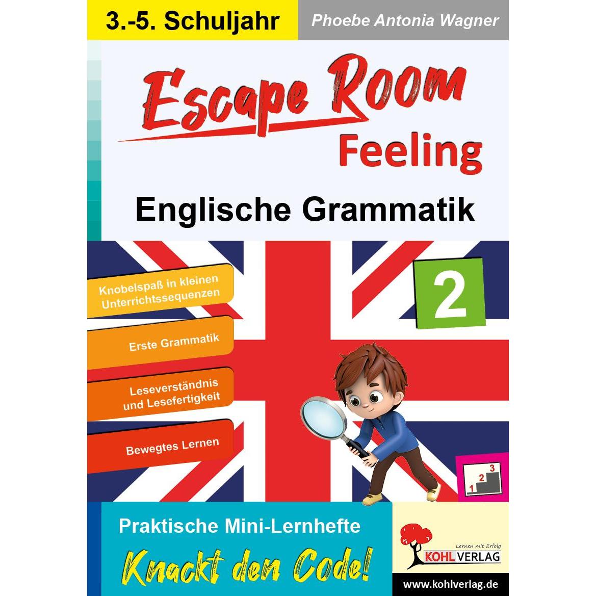 Thumbnail - Escape Room Feeling ENGLISCHE GRAMMATIK, Schulbücher von Phoebe Antonia Wagner