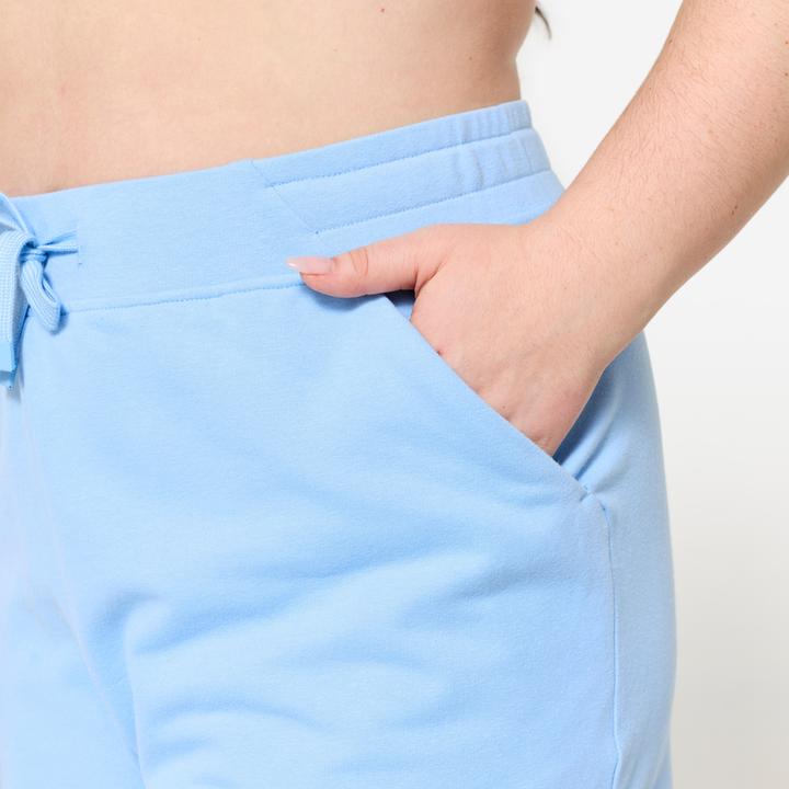 Produktbild Domyos Shorts Damen mit Tasche - blau (XS)