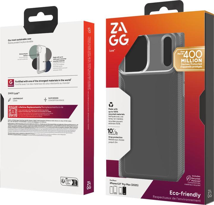 Immagine prodotto Zagg Case für Apple iPhone 17 Pro Max Luxe clear (Apple iPhone 17 Pro Max)