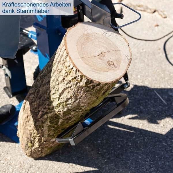 Actual product image Scheppach Holzspalter stehend 10T Spaltkraft inkl. patentierter Spalttechnik, schwenkbarem Tisch & Fahrvorric