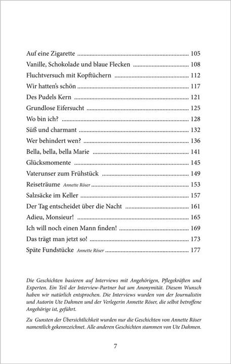 Produktbild Demenz - Angehörige erzählen (Deutsch, Ute Dahmen, 2015)