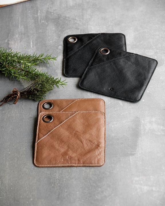 Image du produit House Doctor maniques, Square, marron (Cuir)