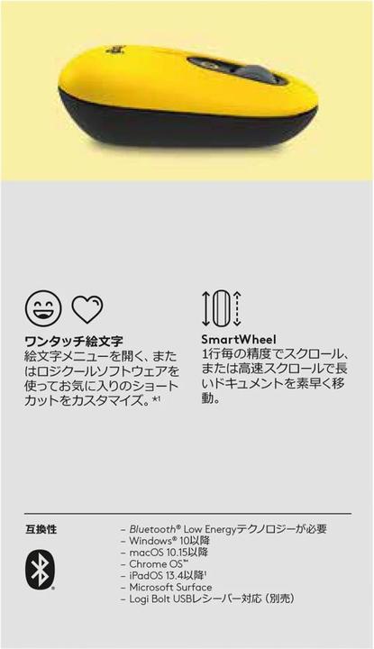 Actual product image Logitech Pop Mouse (Wireless)