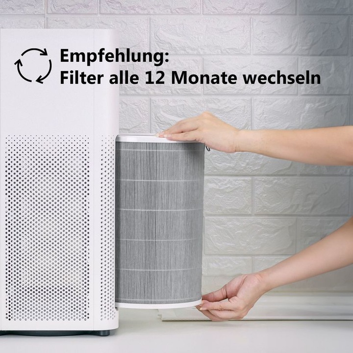 Immagine prodotto Hermex Filtro alternativo ai carboni attivi per il purificatore d'aria Xiaomi Mi 2 3 Pro (1 x)