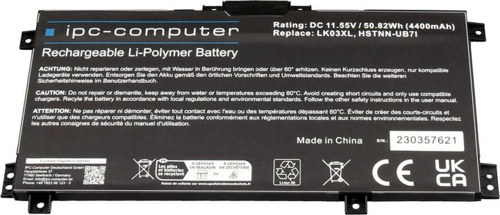 Produktbild IPC L09049-1B2 (3 Zellen, 4400 mAh)