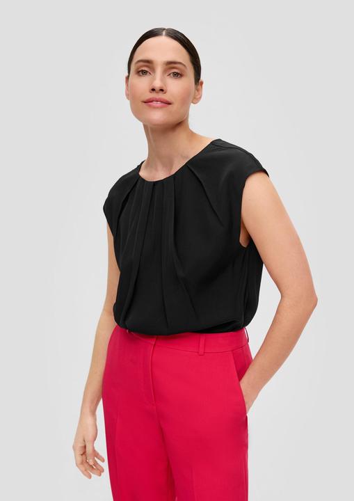 Immagine prodotto s.Oliver Bluse Blusentop mit Falten-Detail (34)