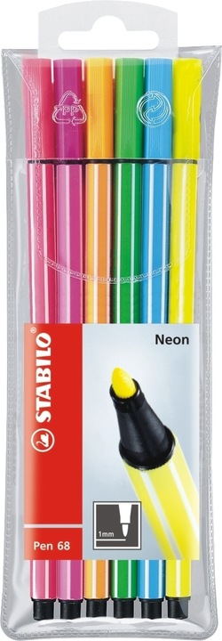 Actual product image STABILO Fibre Pen 70 (Multicoloured, 6 x)