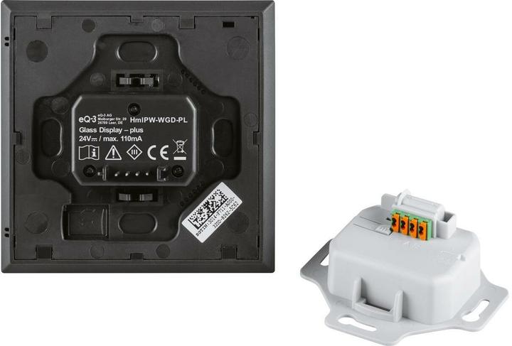 Produktbild EQ-3 Homematic IP Wired Glasdisplay-plus HmIPW-WGD-PL