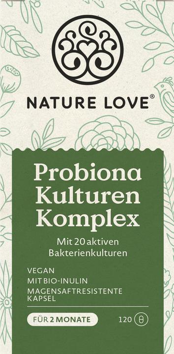 Produktbild Nature Love Probiona Kulturen Komplex (120 Stück, Kapseln, 61 g)