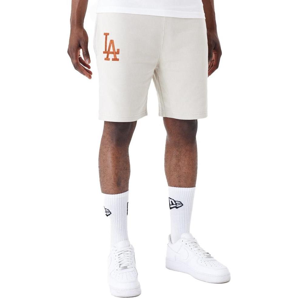 New Era, Herren, Shorts, French Terry Shorts Los Angeles Dodgers stone - M, Beige, (M)