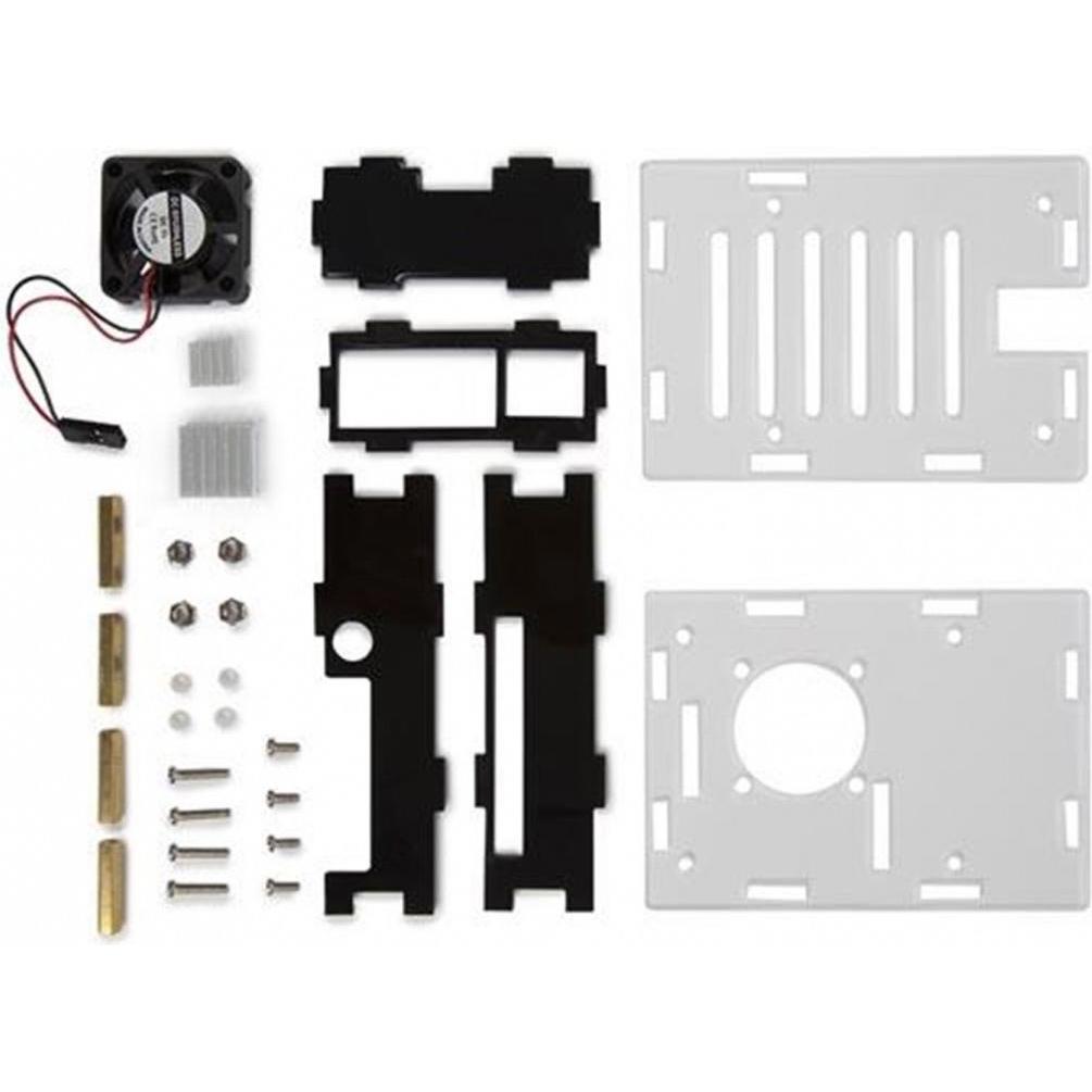 Thumbnail - Whadda Gehäuse Transparent Case Für Raspberry PI 4, Entwicklungsboard Zubehör, Transparent